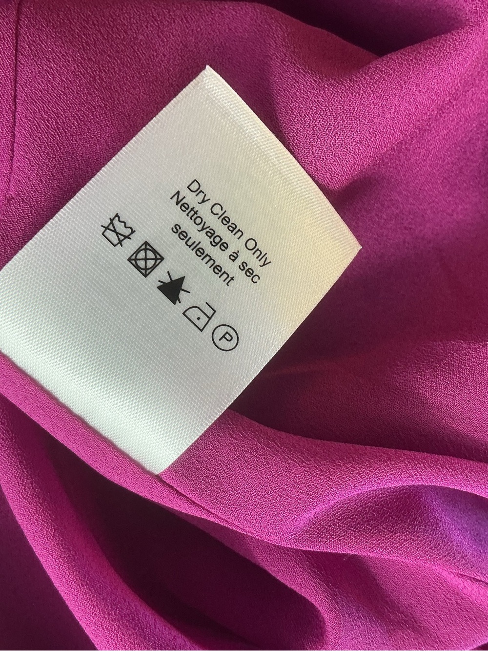 Veronica Beard Sionne Printed Surplice Blouse Magenta Pink NWT Size 4 - Picture 8 of 11
